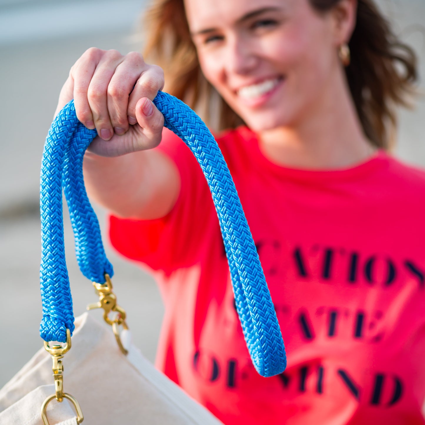 Starboard Crossbody Strap - Pacific Blue