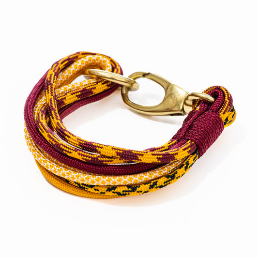 Bracelet - Maroon & Gold